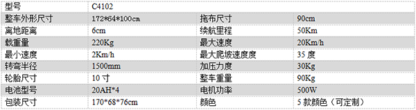 电动琼结尘推车C4102